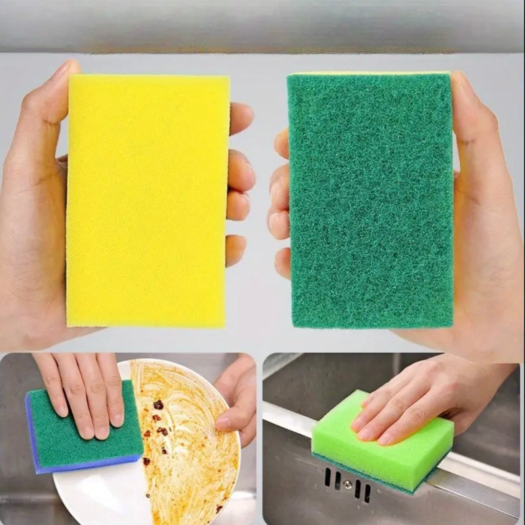 10pcs Dishwashing Sponges β High-Density Kitchen Cleaning