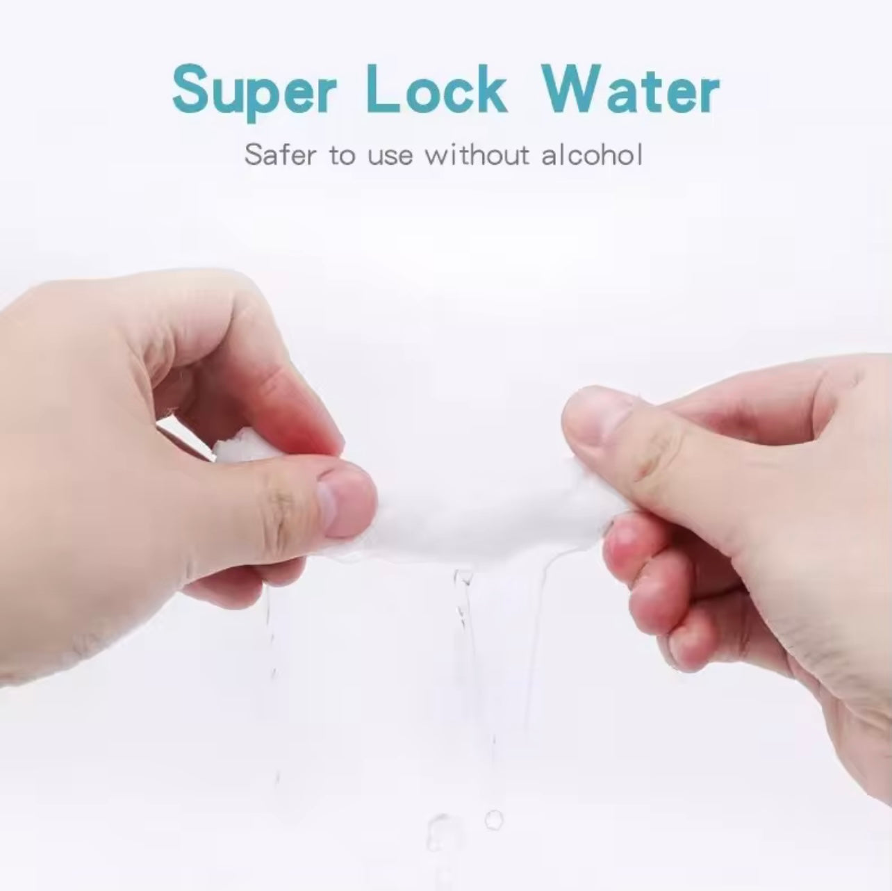 مناديل مبللة مائية فاخرة للأطفال - نباتية طبيعية، سميكة للغاية وخالية من الكبريتات