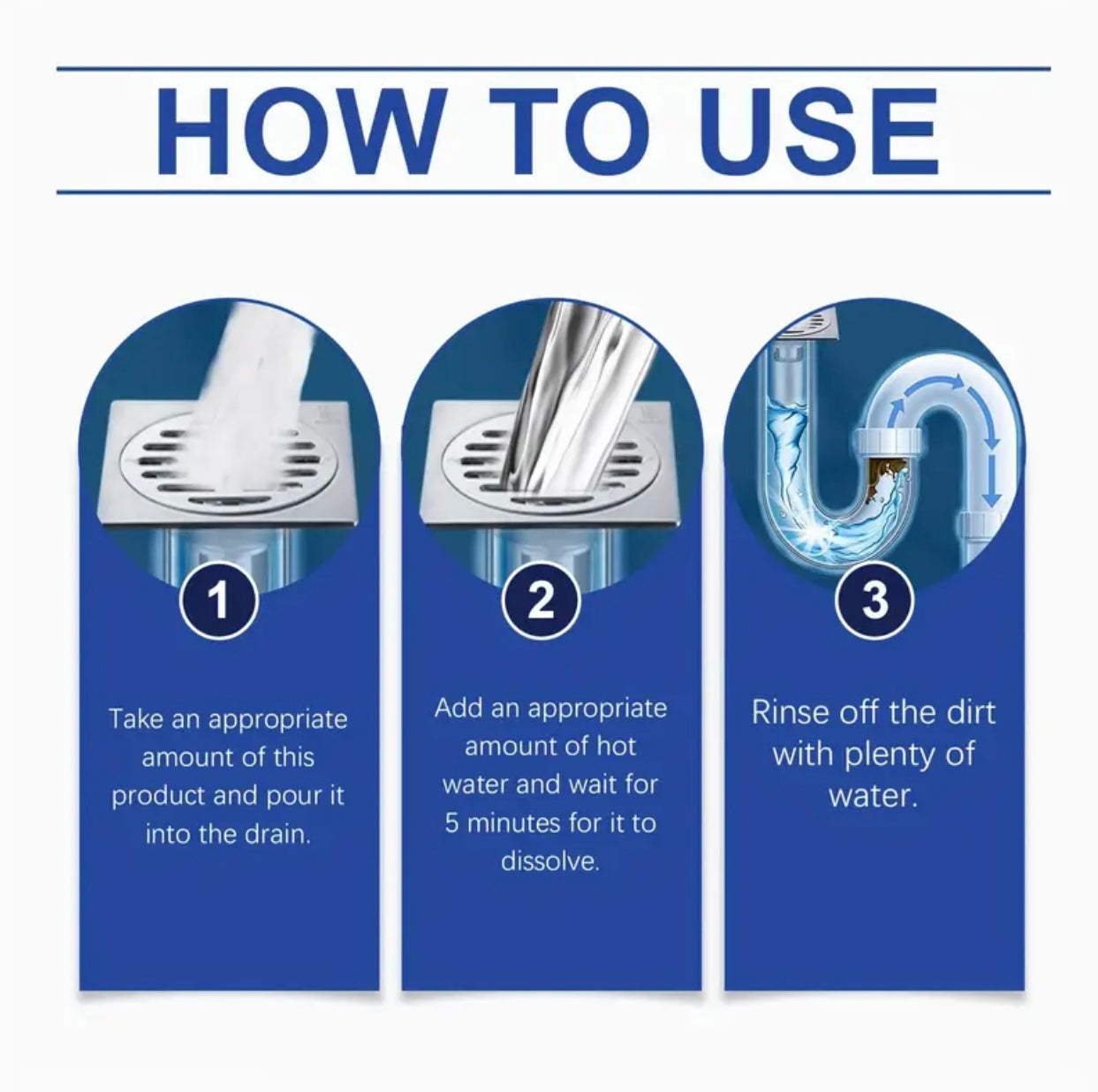 منظف ومزيل الروائح الكريهة القوي لصرف المركبات الترفيهية - عامل تنظيف المطبخ والحوض والمرحاض