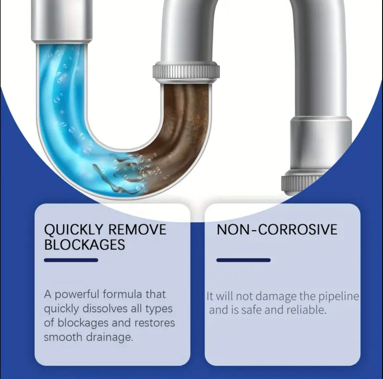 منظف ومزيل الروائح الكريهة القوي لصرف المركبات الترفيهية - عامل تنظيف المطبخ والحوض والمرحاض