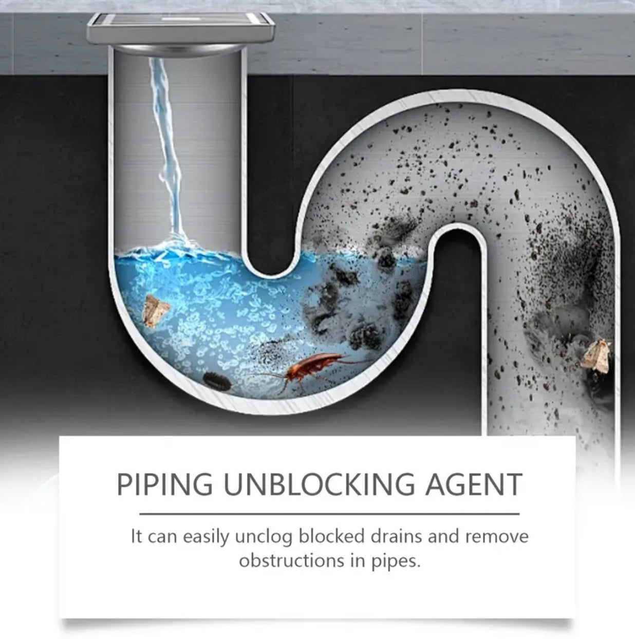 منظف ومزيل الروائح الكريهة القوي لصرف المركبات الترفيهية - عامل تنظيف المطبخ والحوض والمرحاض