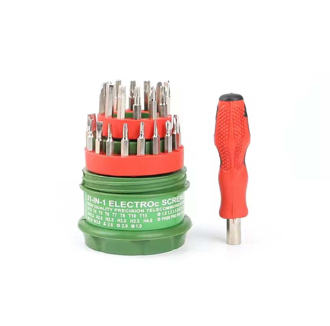 31-in-1 Pagoda Type Small Screwdriver Set – Multifunctional Manual Tool
