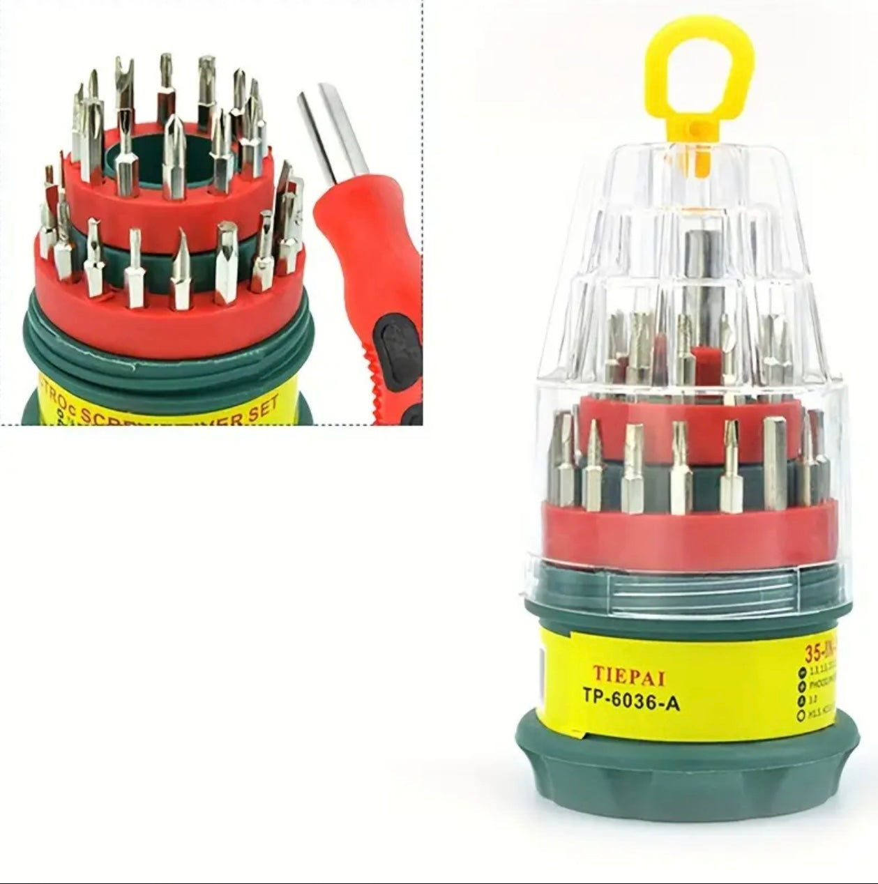 31-in-1 Pagoda Type Small Screwdriver Set – Multifunctional Manual Tool