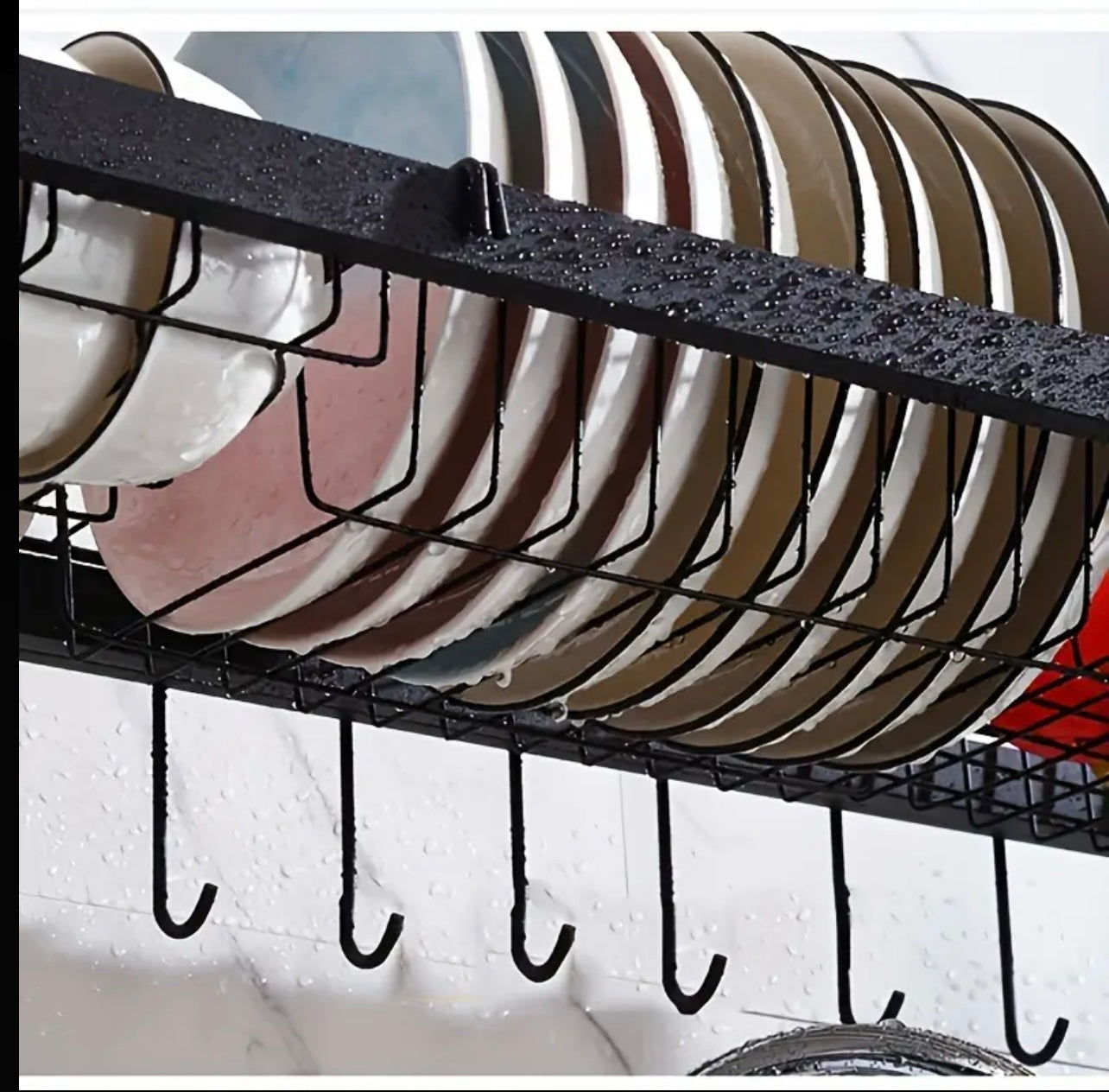 Over Sink Dish Drying Rack – Double-Layer Kitchen Countertop Organizer