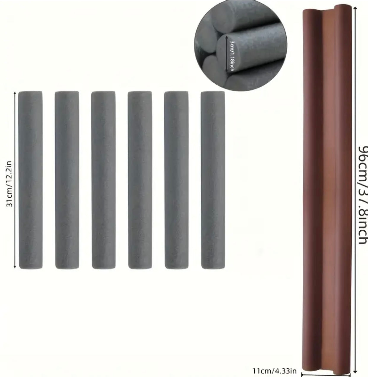 Double-Sided Door Bottom Seal Strip – Soundproof & Waterproof Draft Stopper