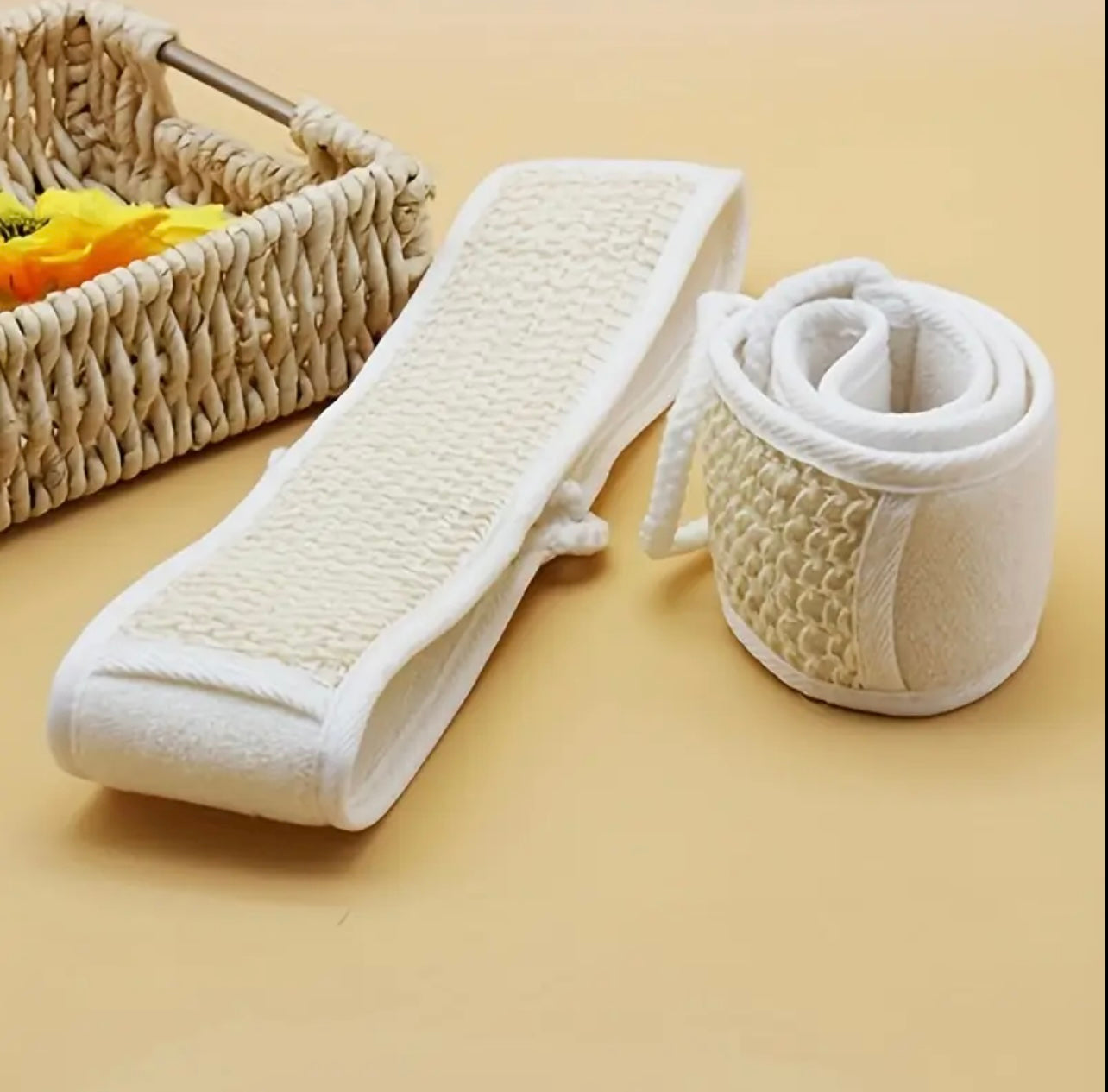 Stretch Back Strip Double-Sided Bath Towel – Soft & Absorbent