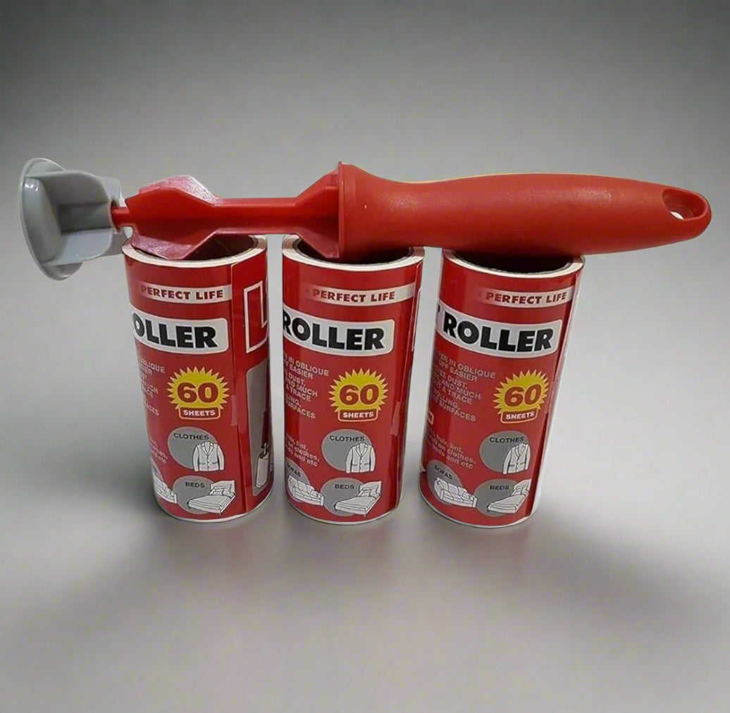 Reusable Lint Remover, Lint Roller with 3 Extra Refill Rolls