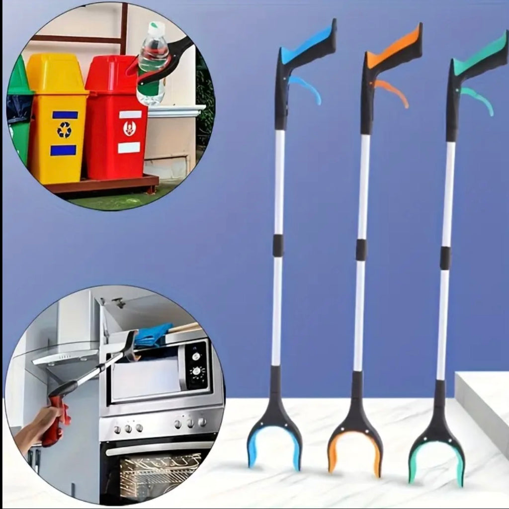 Aluminum Alloy Garbage Picker with Foldable Handle – Ergonomic Trash Grabber for Easy Cleanup