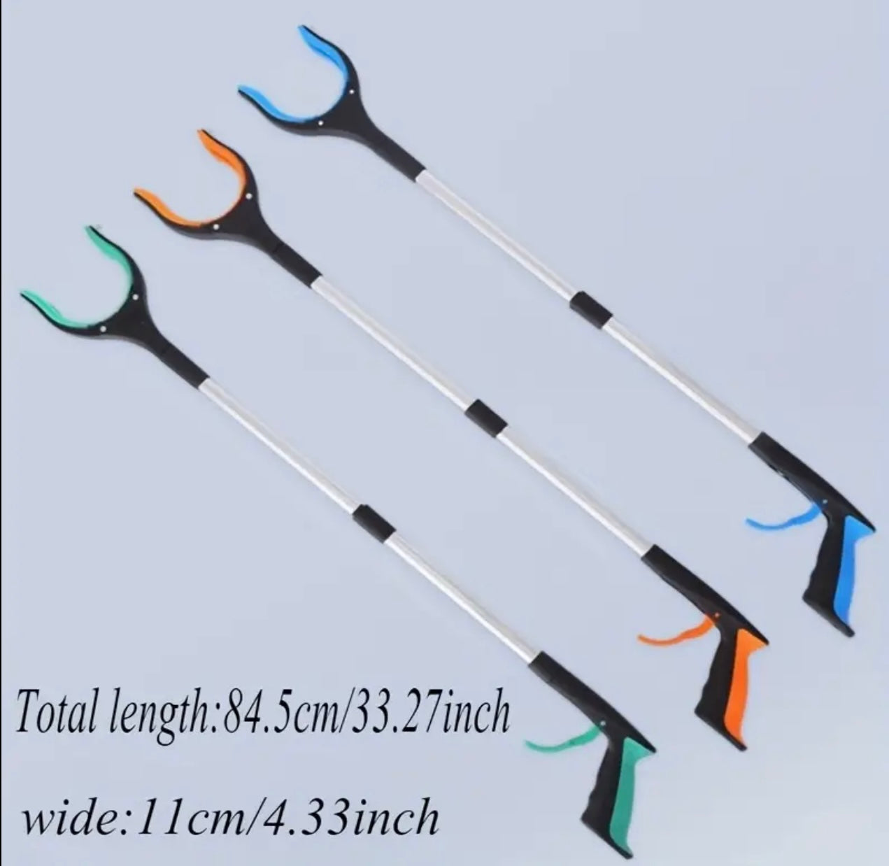 Aluminum Alloy Garbage Picker with Foldable Handle – Ergonomic Trash Grabber for Easy Cleanup