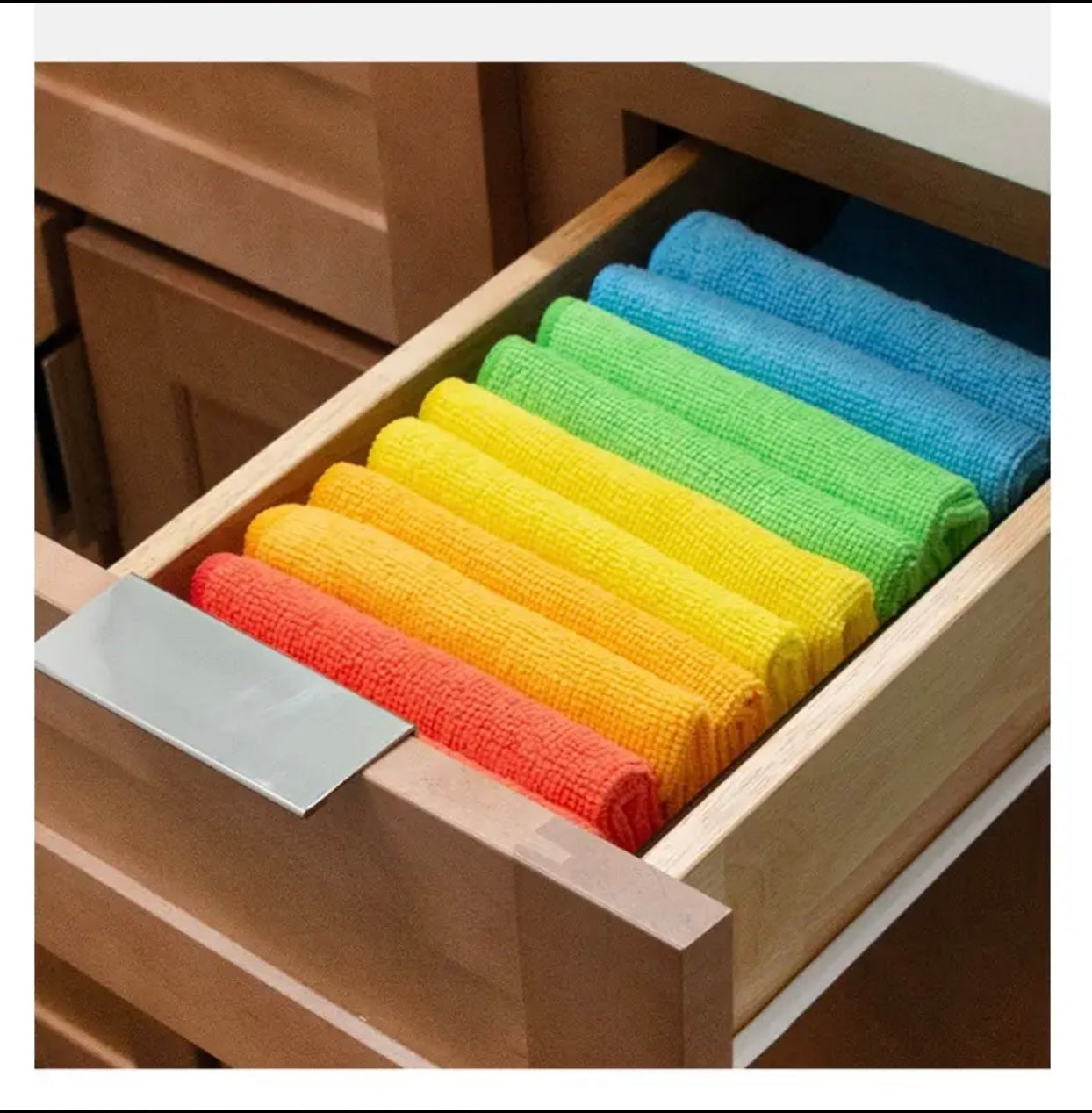 5pcs Colorful Thick Cleaning Cloth Set – Durable & Reusable Towels for Home, Kitchen & Bathroom