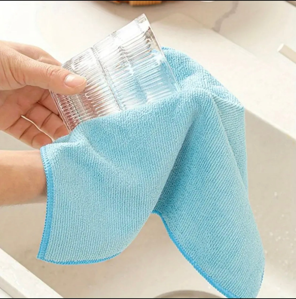 5pcs Colorful Thick Cleaning Cloth Set – Durable & Reusable Towels for Home, Kitchen & Bathroom