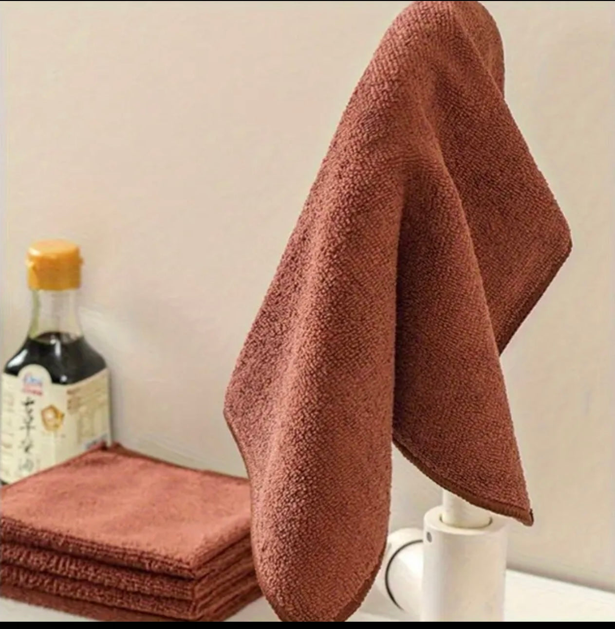 5pcs Colorful Thick Cleaning Cloth Set – Durable & Reusable Towels for Home, Kitchen & Bathroom