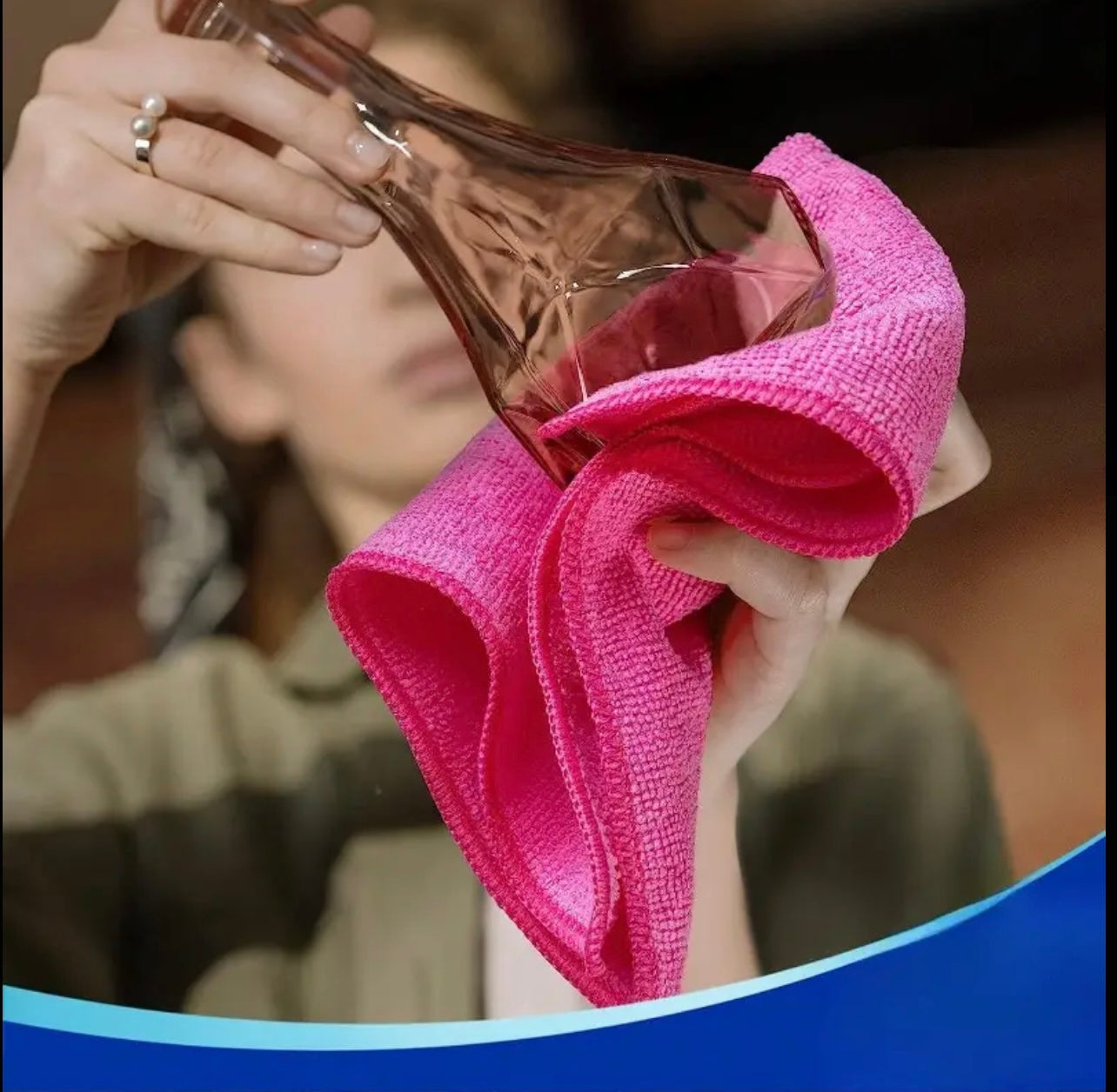 5pcs Colorful Thick Cleaning Cloth Set – Durable & Reusable Towels for Home, Kitchen & Bathroom