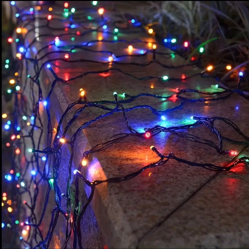 200 LED 10m Decorative String Lights – Super Bright, Energy-Efficient with Safe 3-Pin Plug for Outdoor & Indoor Use