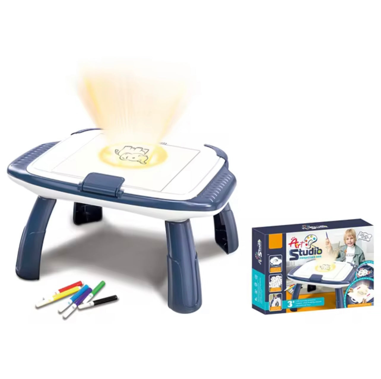 Education Drawing Learning Projection Table Painting Projection Children'S Drawing Table Table With Light