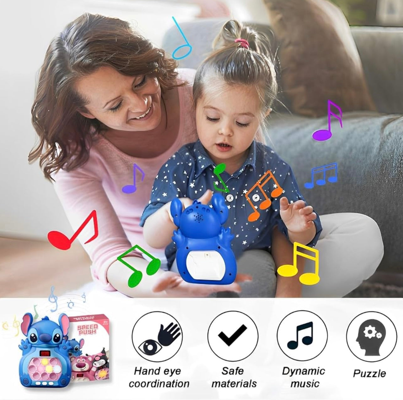 لعبة ستيتش بوب إت الإلكترونية - لعبة ألغاز وتململ مضيئة