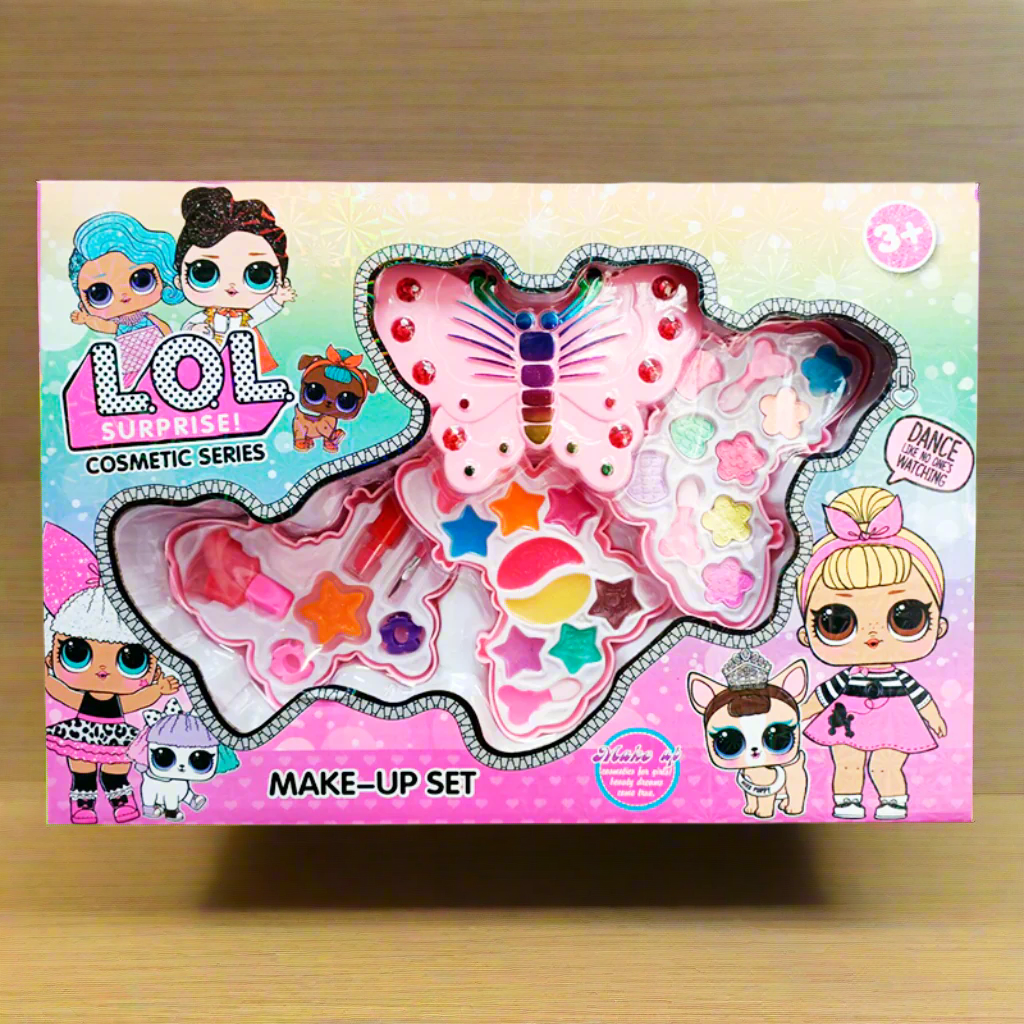 LOL Surprise! Butterfly-Shaped Cosmetic Make-Up Set – Fun & Safe Beauty Play for Kids (Ages 3+)