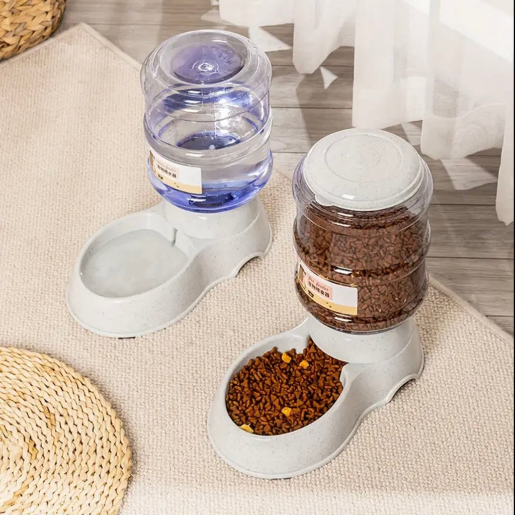 Transparent Pet Feeding & Drinking Device – Detachable & Washable Bowls for Cats & Dogs