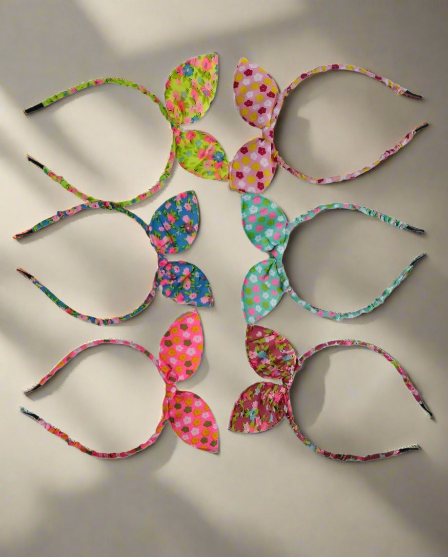 1 Pcs Classic Rabbit Ear Headbands different Pattern Performance Cute Cool And Versatile Headbands