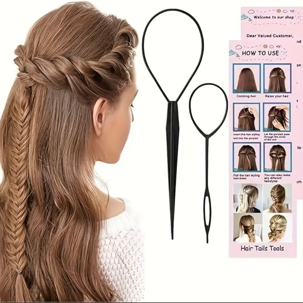 7-Piece Hair Styling Accessories Kit for Women – Curl Enhancing Tools Set