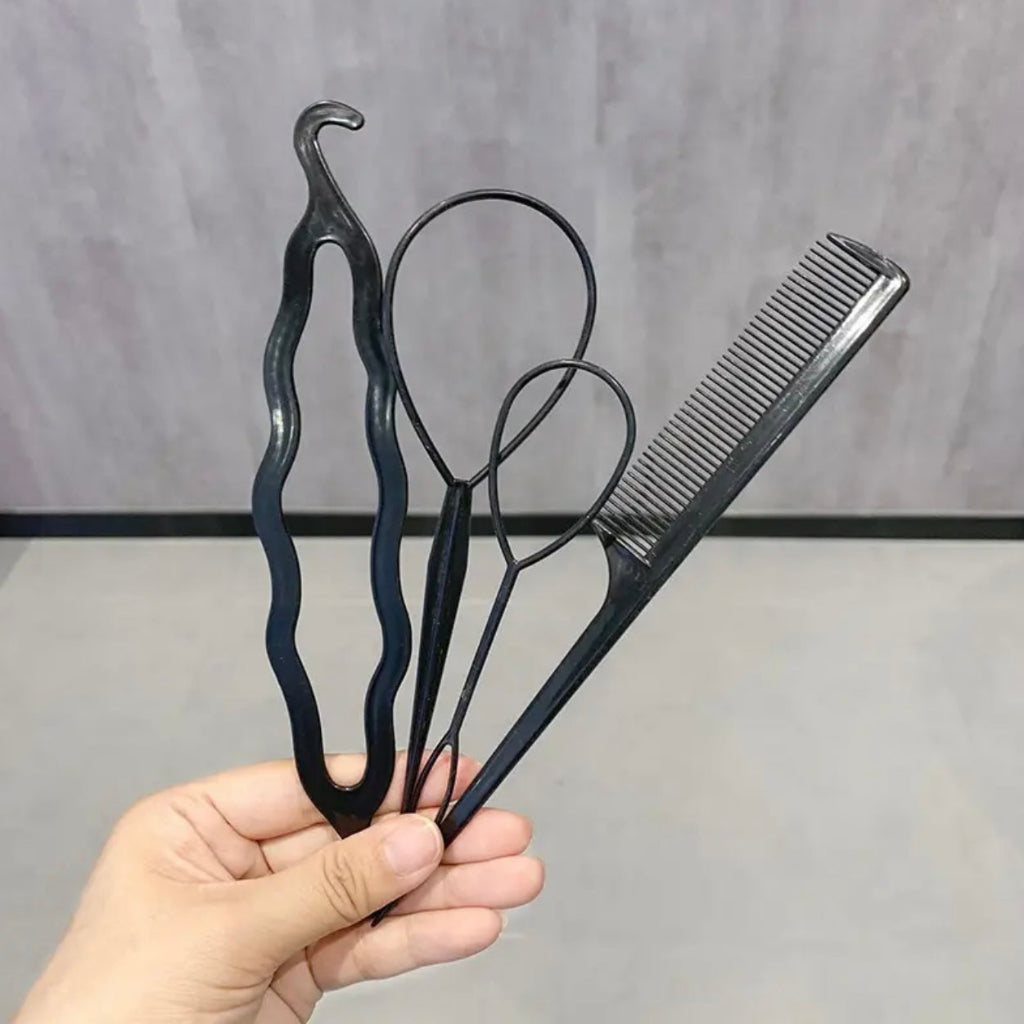 7-Piece Hair Styling Accessories Kit for Women – Curl Enhancing Tools Set