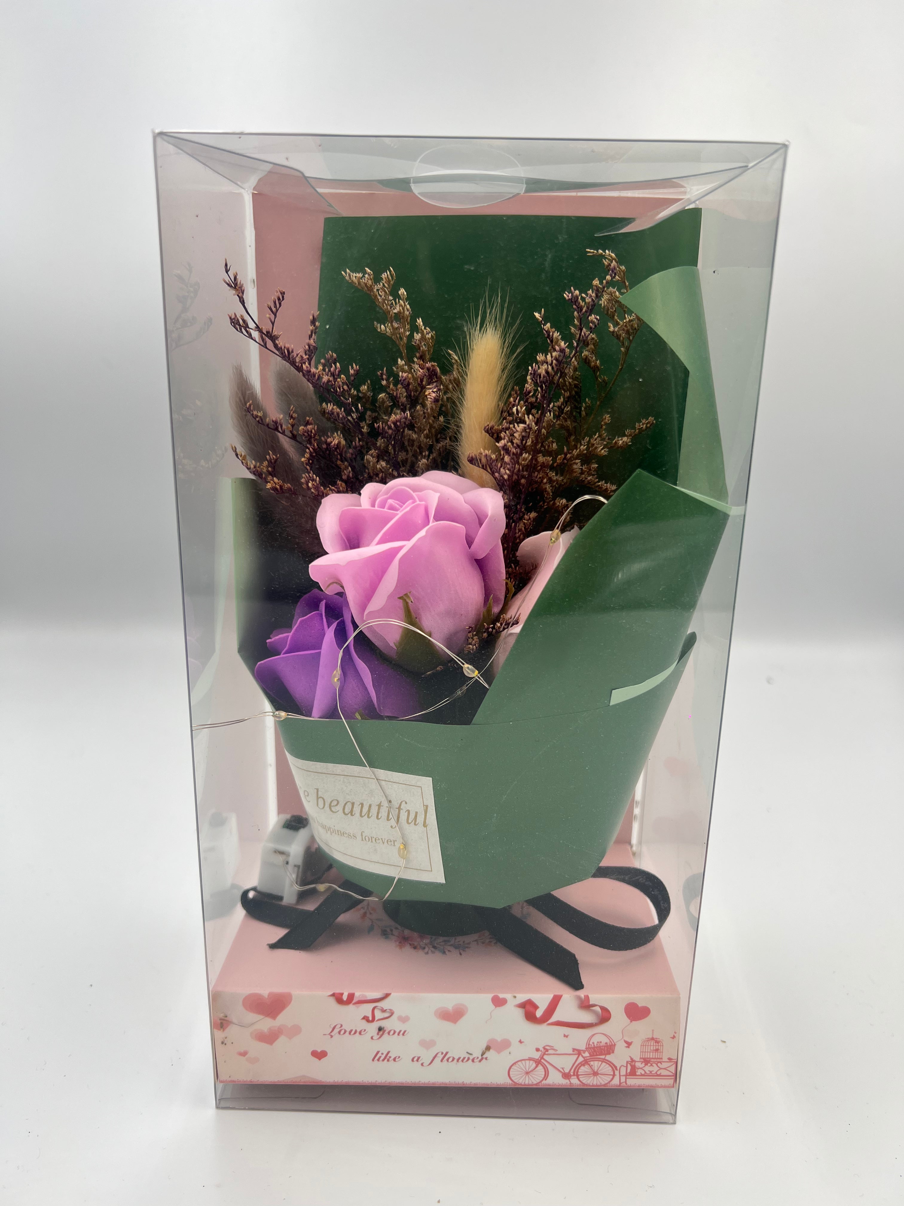 Elegant LED Rose Bouquet in Gift Box – Timeless Expression of Love