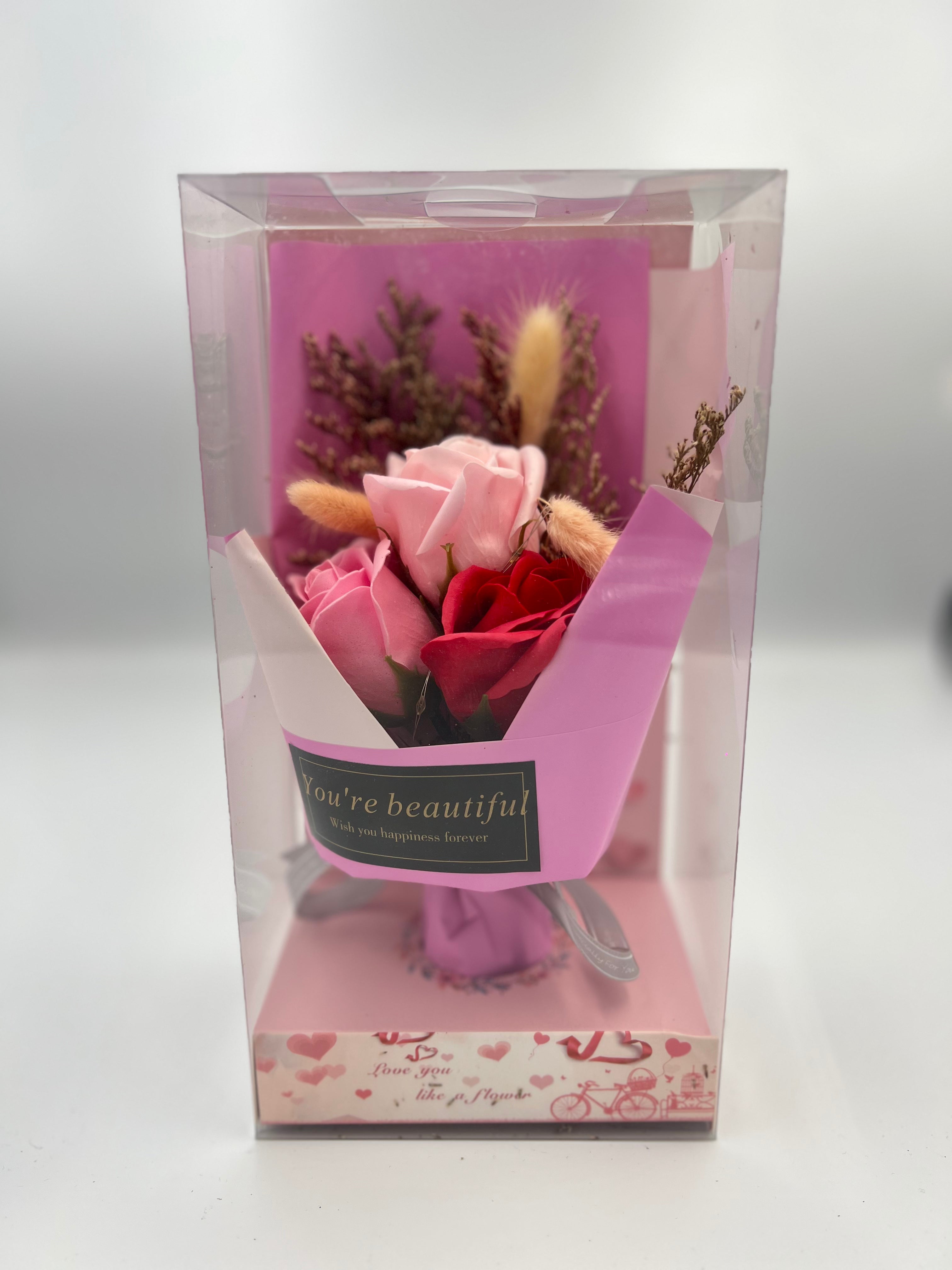 Elegant LED Rose Bouquet in Gift Box – Timeless Expression of Love