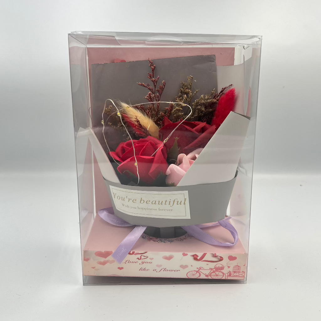 Elegant LED Rose Bouquet in Gift Box – Timeless Expression of Love