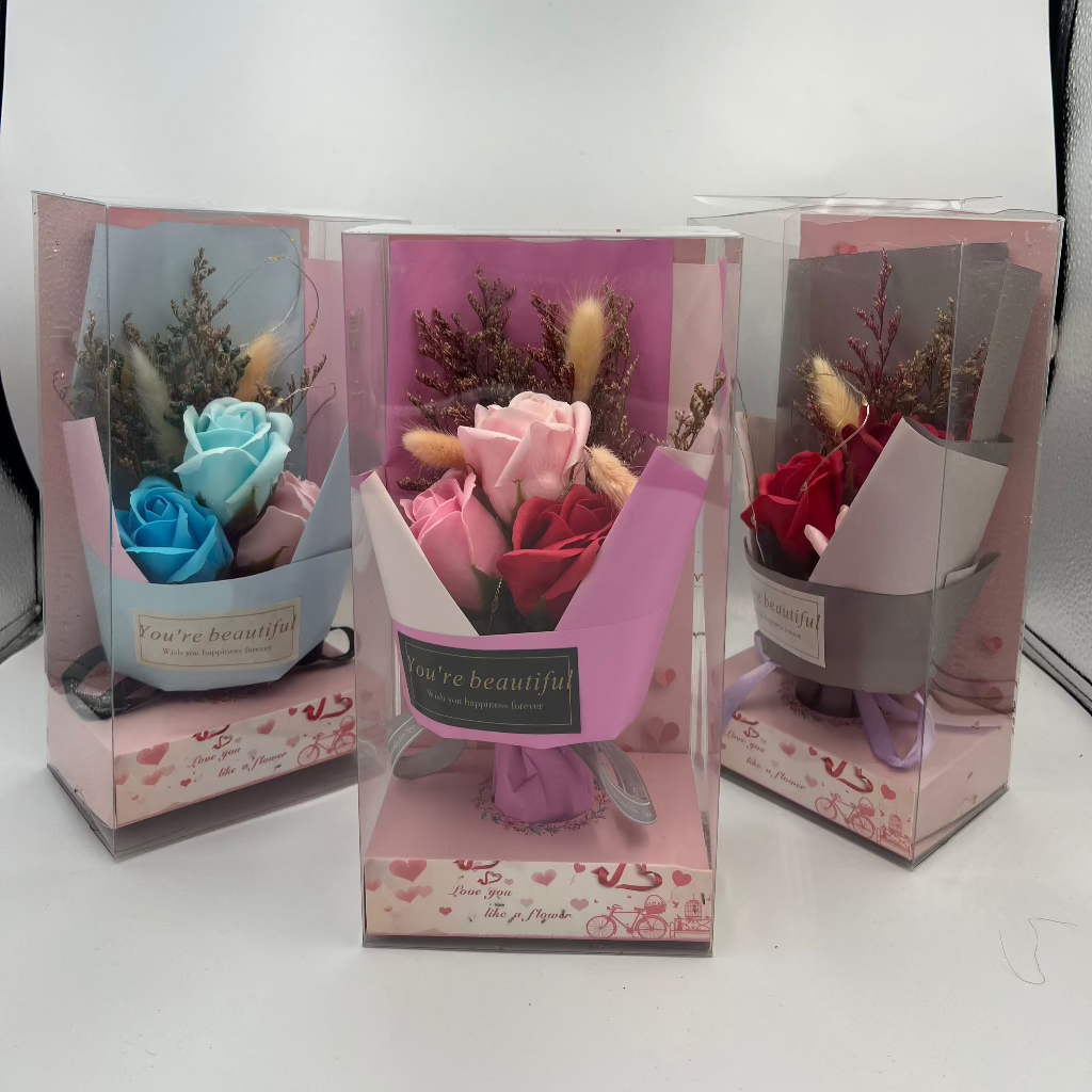 Elegant LED Rose Bouquet in Gift Box – Timeless Expression of Love