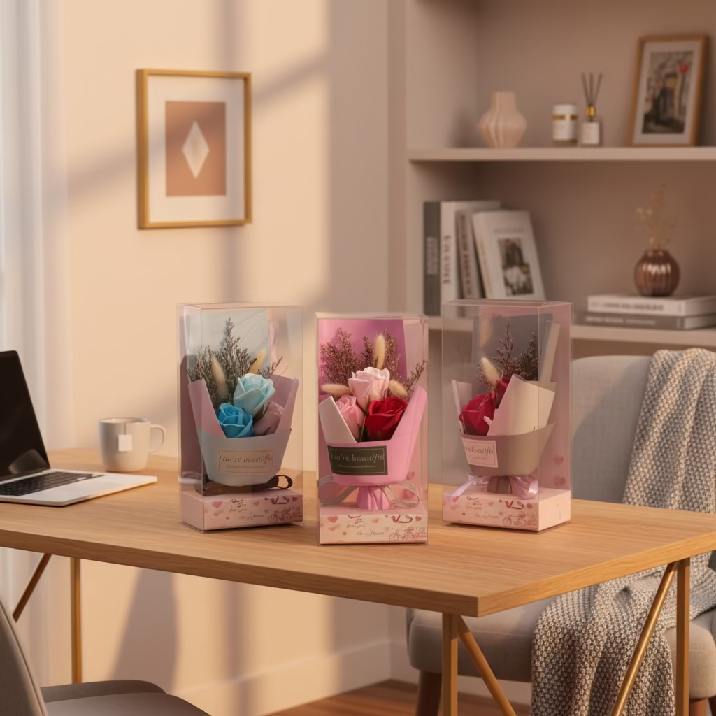 Elegant LED Rose Bouquet in Gift Box โ Timeless Expression of Love