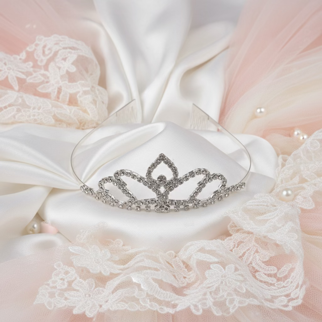 Princess Crown Headband โ Elegant Tiara Hair Accessory