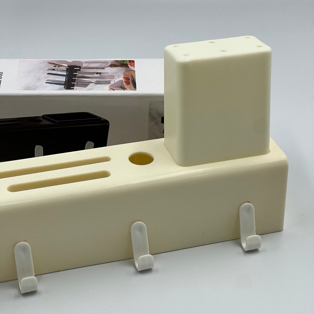 Wall-Mounted Multi-Hook Storage Rack – Space-Saving Organizer for Kitchen, Bathroom & More
