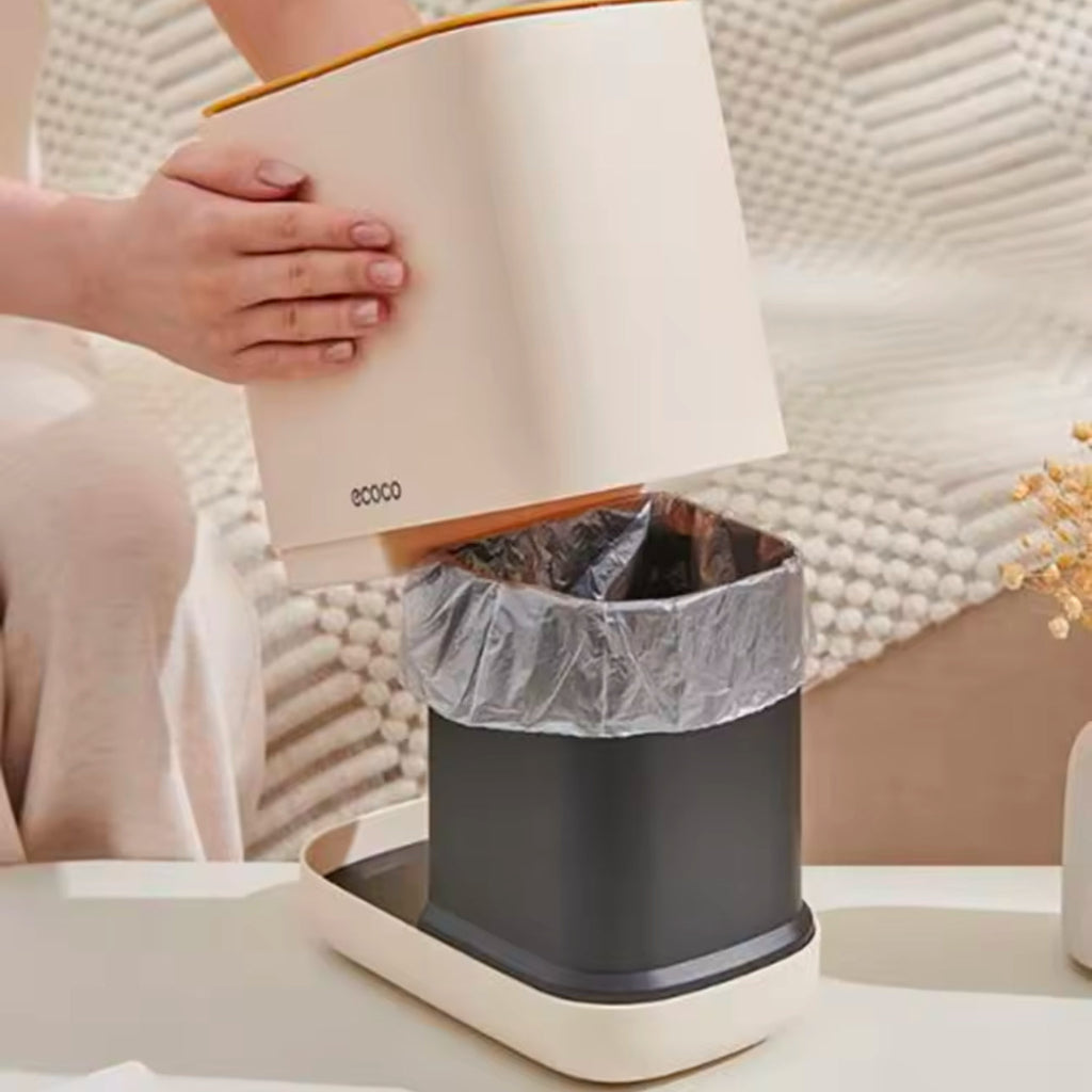 Ecoco Portable Plastic Tissue Box – Large Capacity, Dustproof & Space-Saving