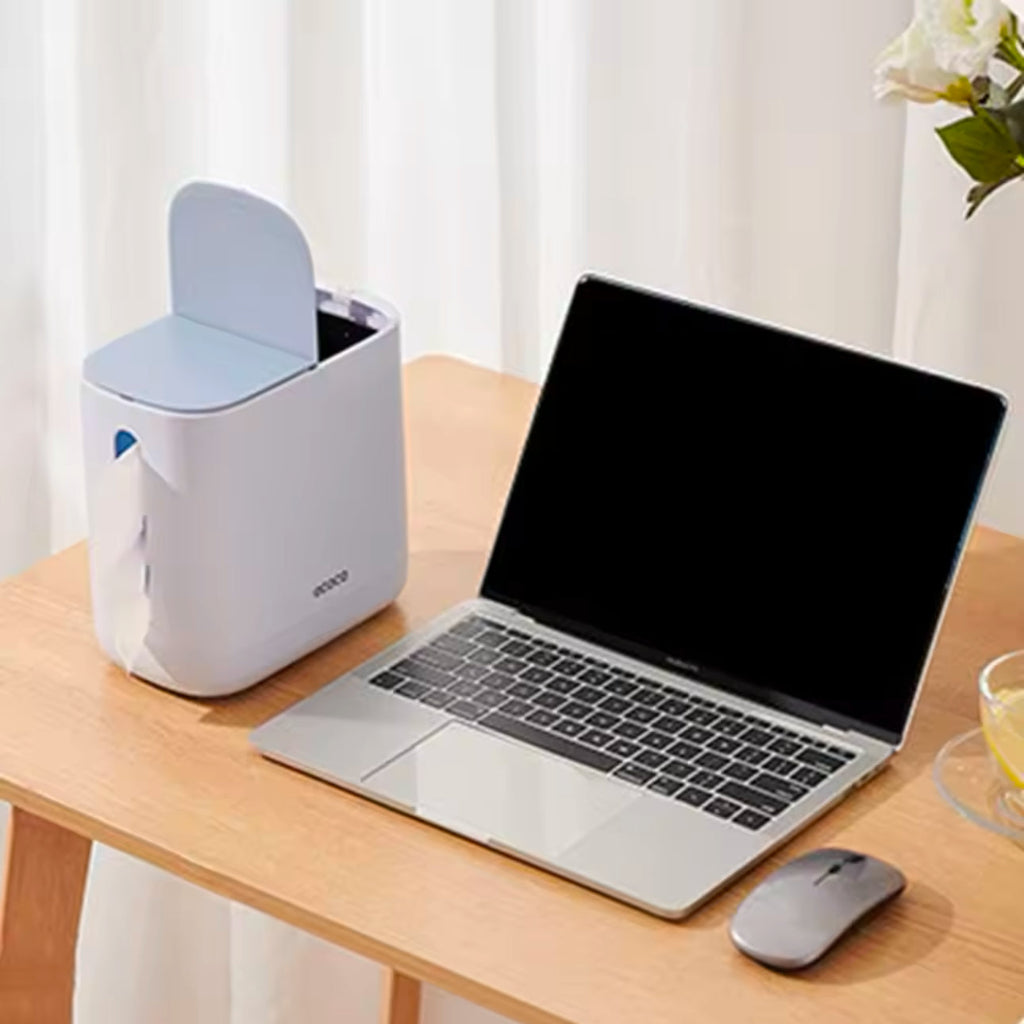 Ecoco Portable Plastic Tissue Box – Large Capacity, Dustproof & Space-Saving