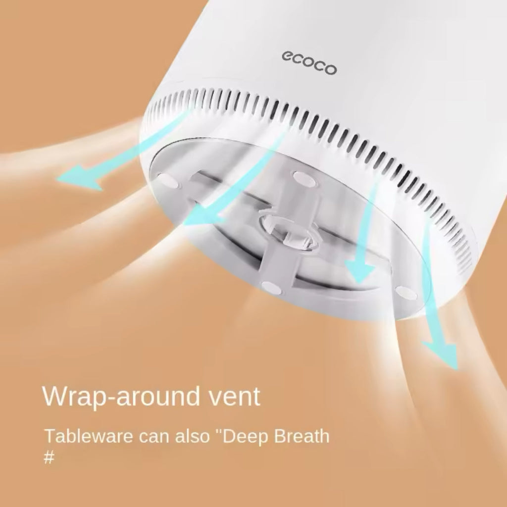 Ecoco Kitchen Rotating Knife & Utensil Rack – Multi-Functional Countertop Knife and Chopstick Holder