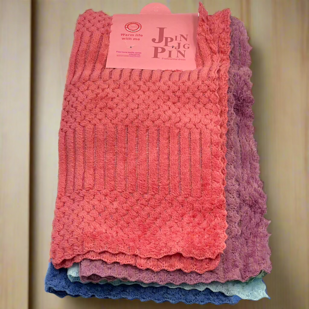5pcs Coral Cleaning Cloth Set – Highly Absorbent & Quick-Drying