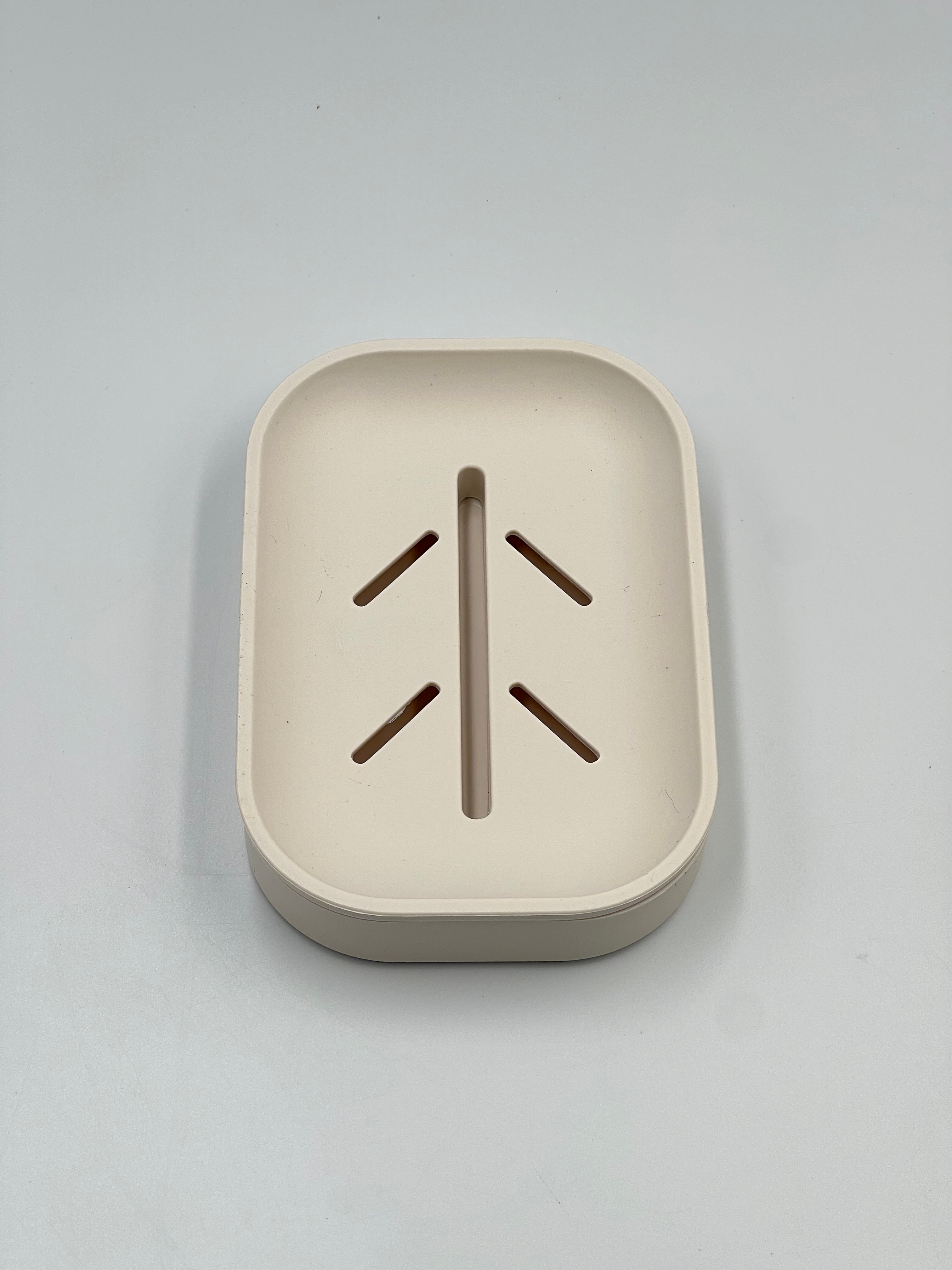 طبق صابون محمول للسفر والمنزل - حامل بلاستيكي متين مع فتحات تصريف