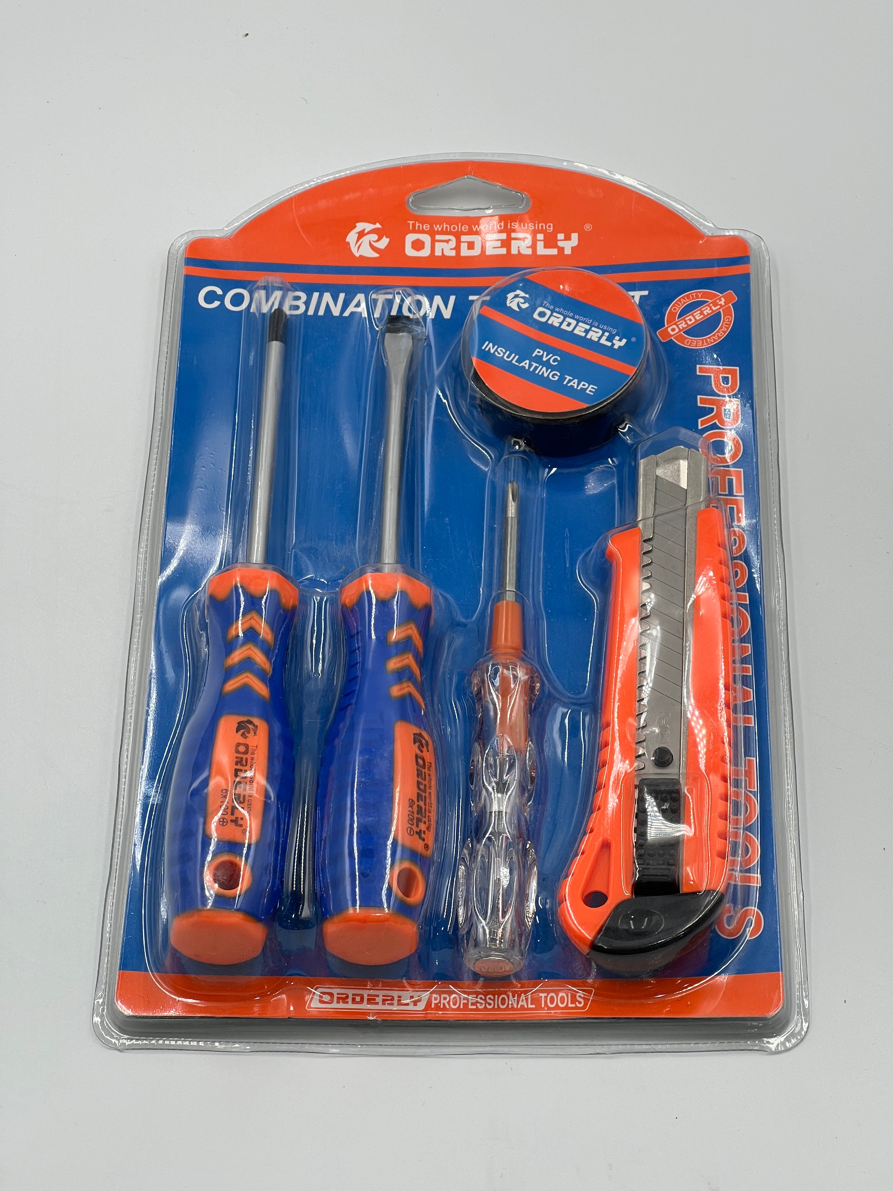 5-Piece Multi-Purpose Tool Set – Essential Household Hand Tools Kit..