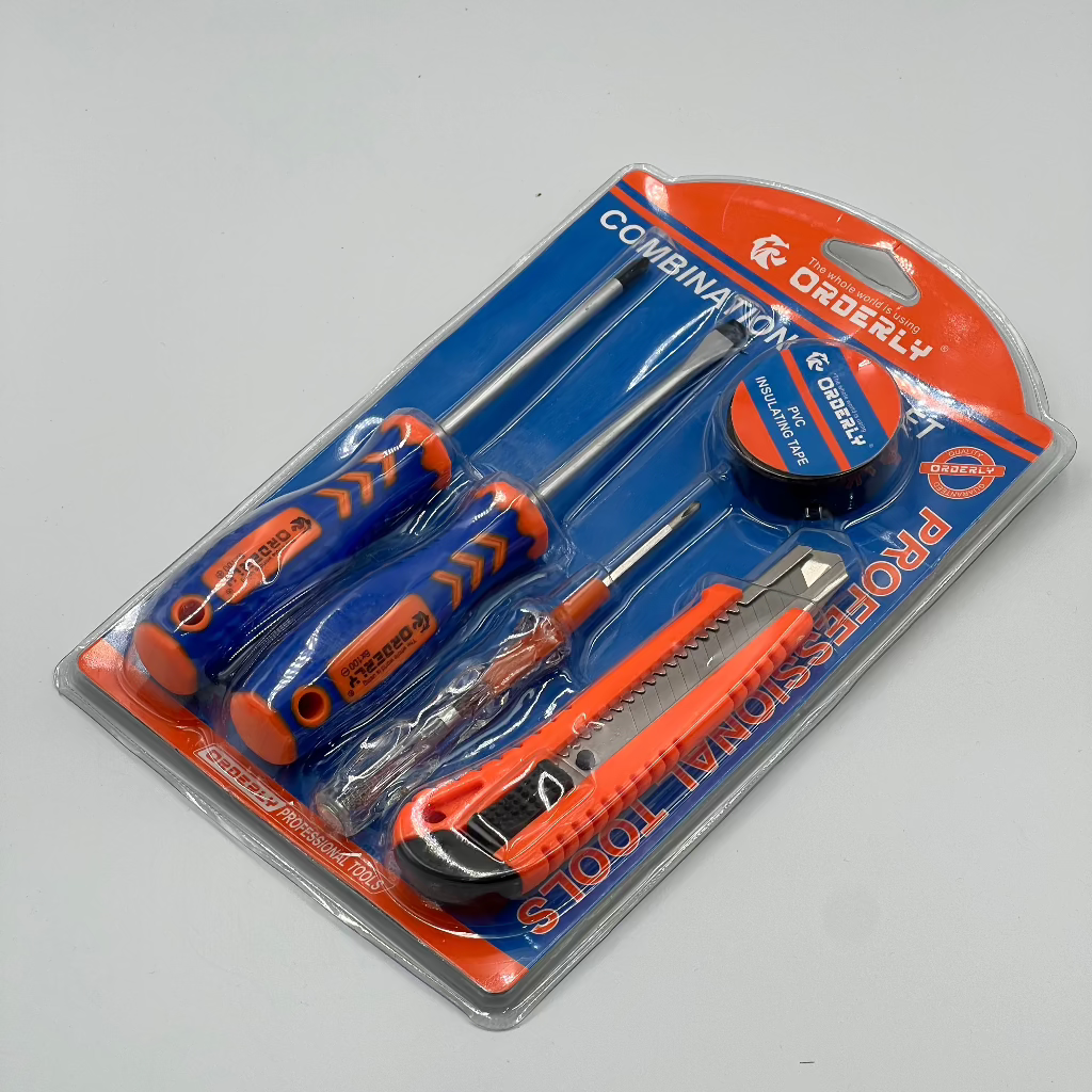 5-Piece Multi-Purpose Tool Set – Essential Household Hand Tools Kit..