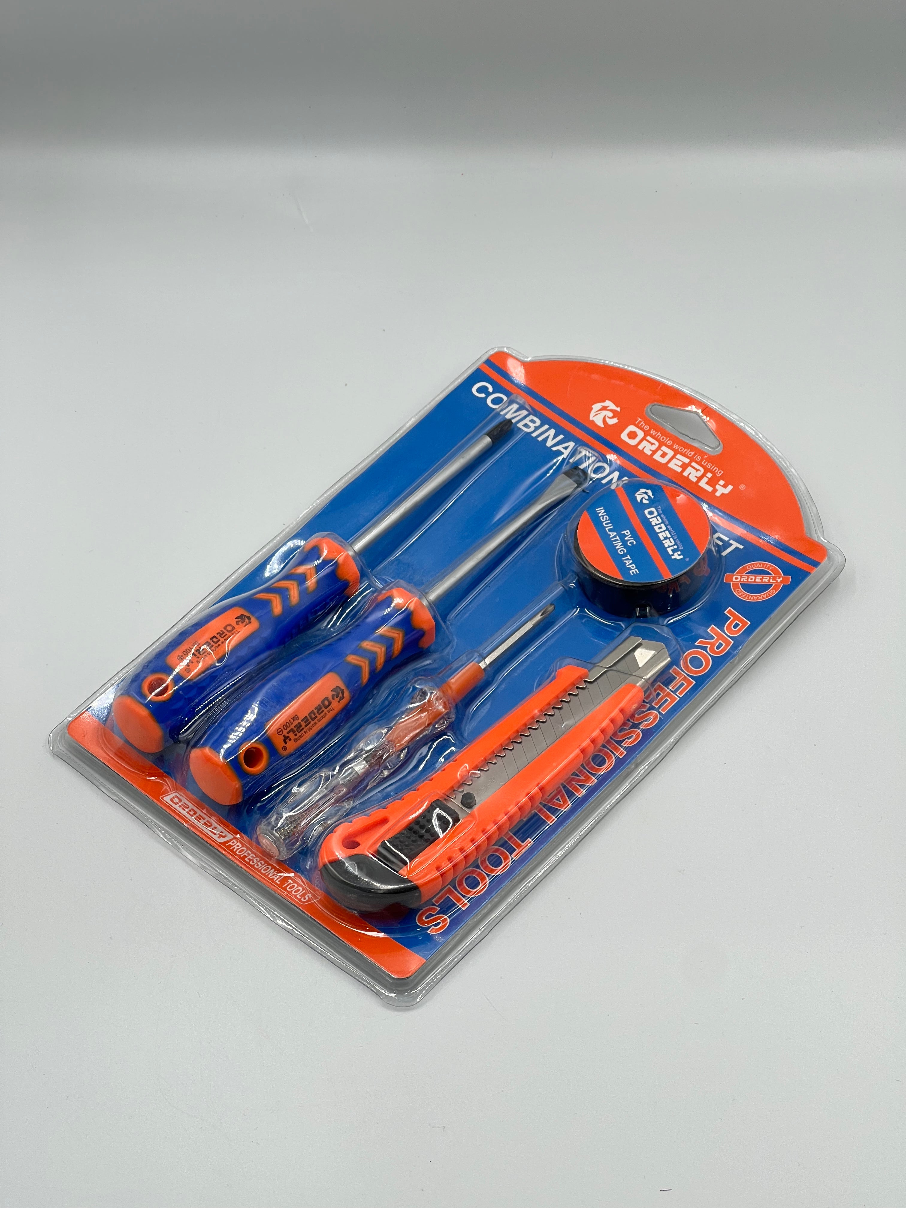 5-Piece Multi-Purpose Tool Set – Essential Household Hand Tools Kit..