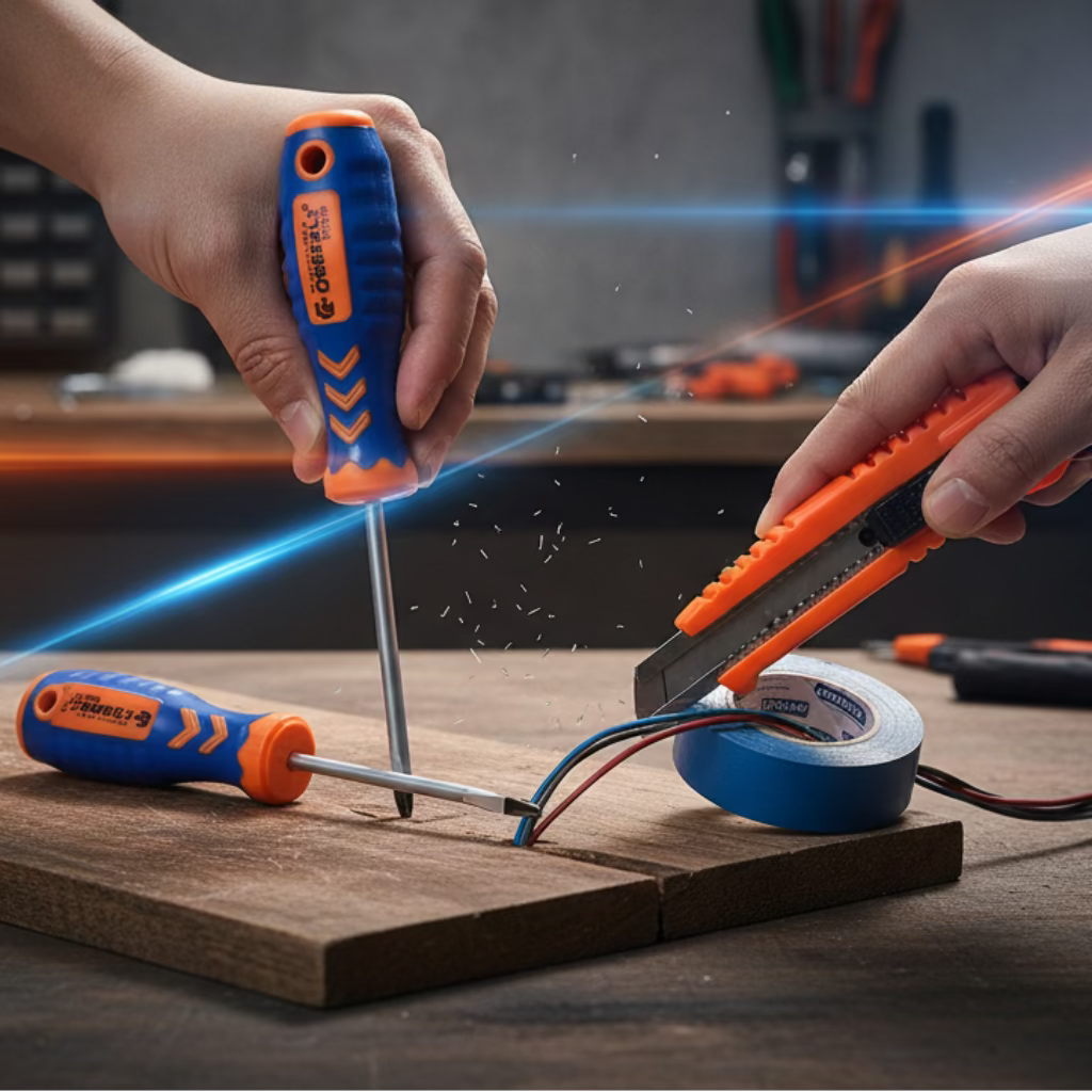 5-Piece Multi-Purpose Tool Set – Essential Household Hand Tools Kit..