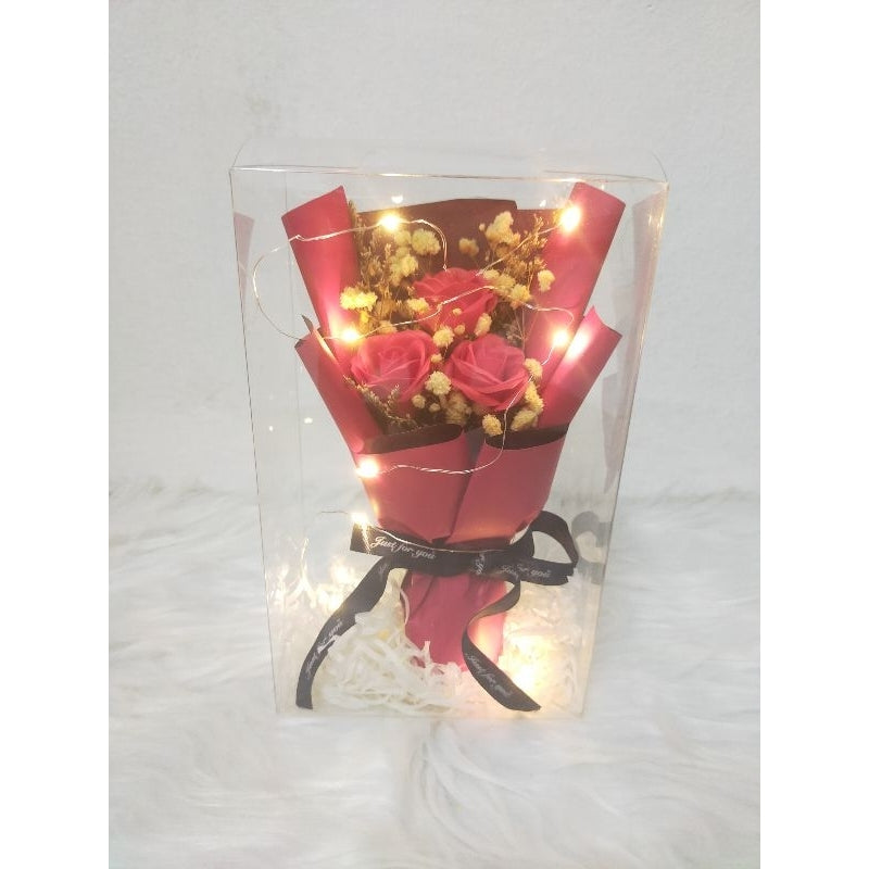 Elegant LED Rose Bouquet in Gift Box – Timeless Expression of Love