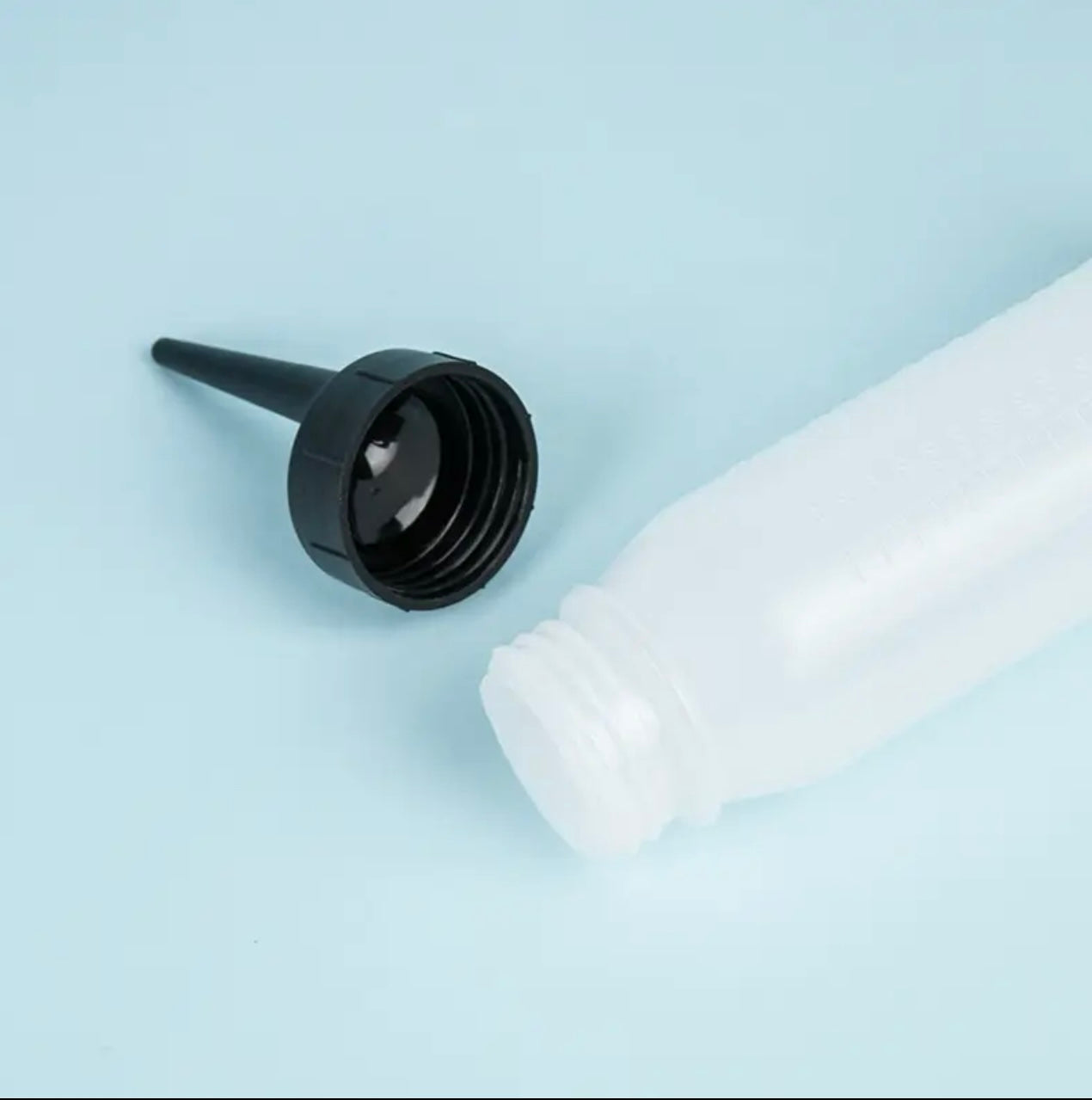 زجاجة صبغ الشعر - أداة ضغط بلاستيكية لصالونات التجميل مع طرف دقيق