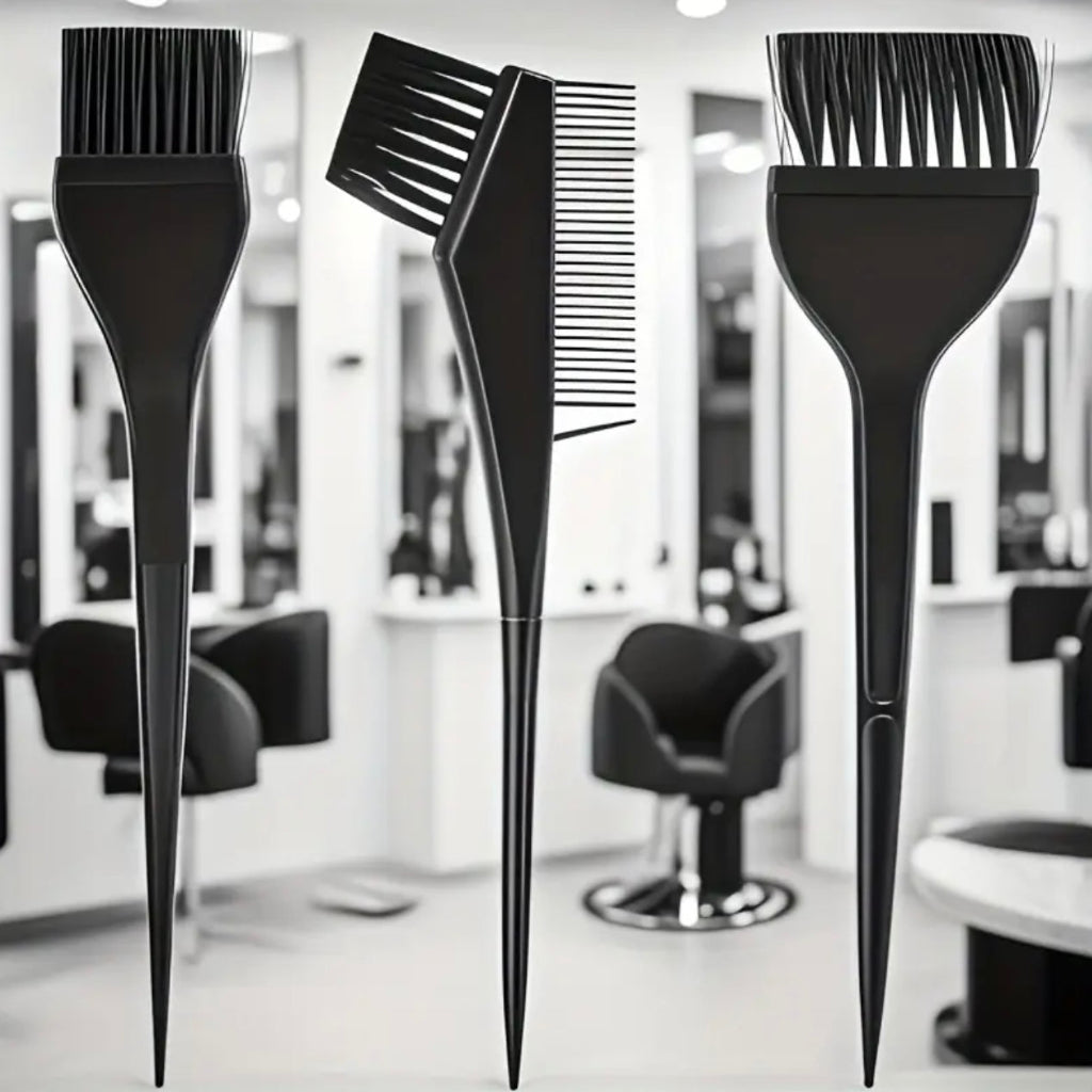 3pcs Hair Dye Kit with Comb, Hair Brush - Perfect for DIY Salon and Home Bleaching Essentials...
