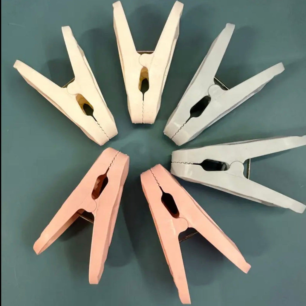 30pcs Clothes Clips - Durable Plastic Fun Colorful Clips with Secure Grip for Washing & Drying Clothes,Random Assorted Colors..