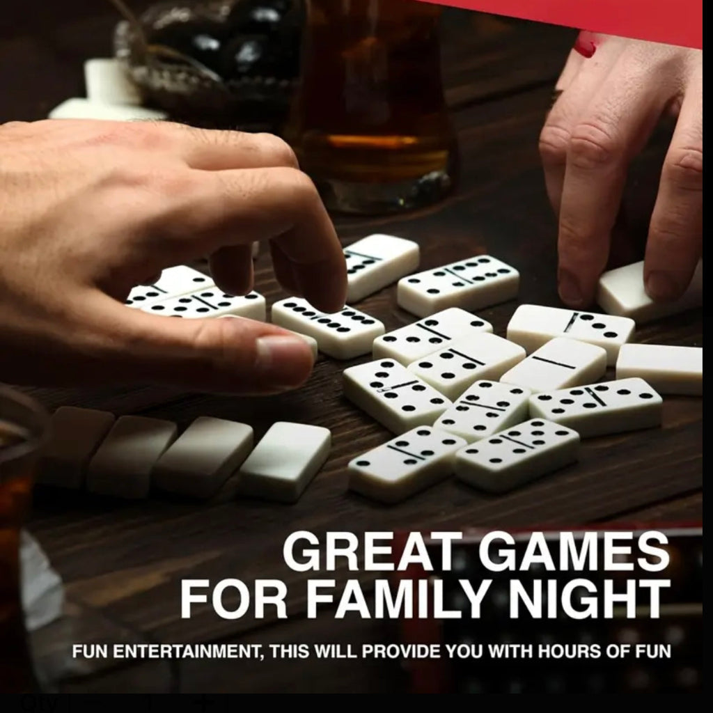 Creative Multiplayer Domino Game – Double Sixes Set