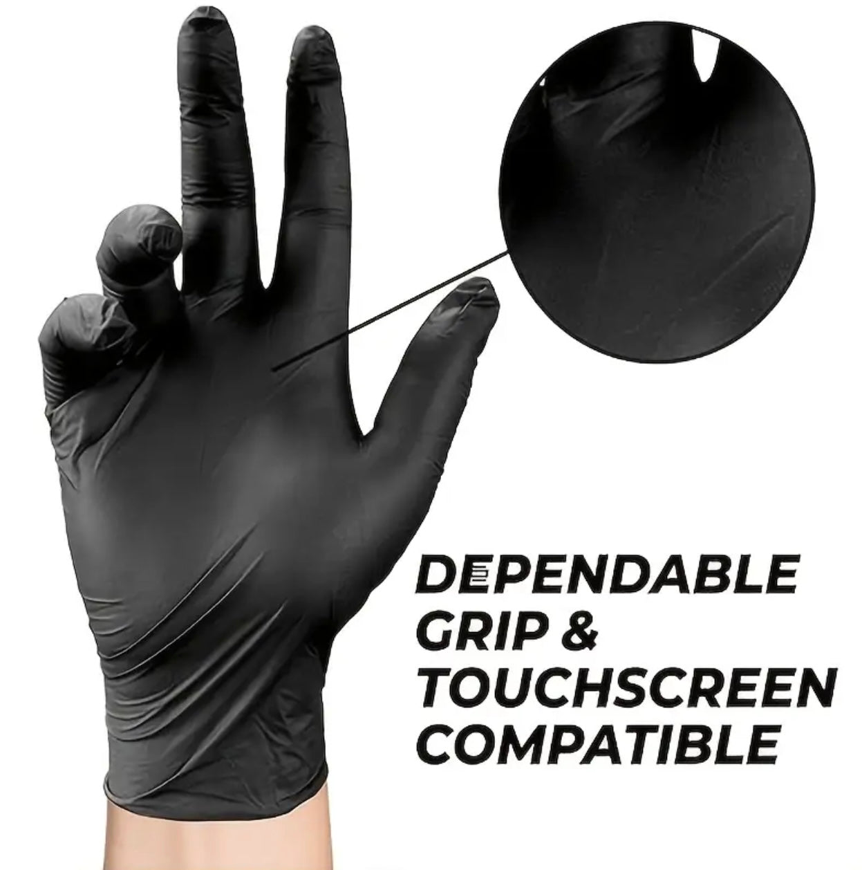 100pcs Disposable Gloves – Durable Waterproof Household & Kitchen Gloves