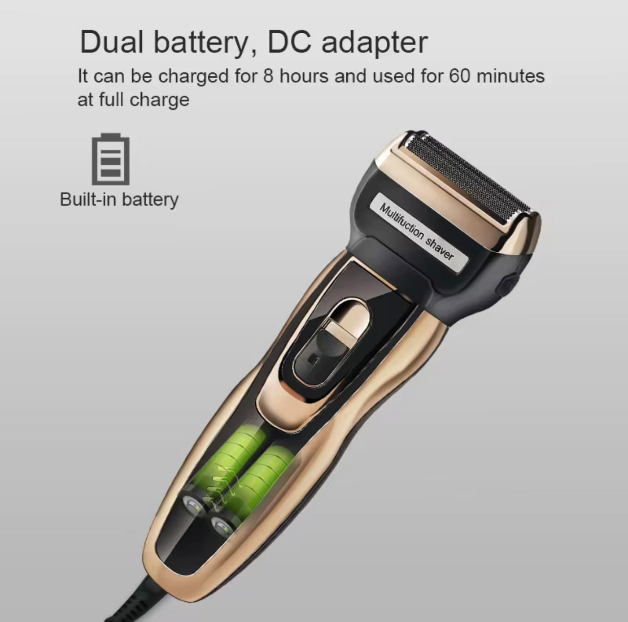 3-in-1 Multifunctional Trimmer Kit – Electric Hair, Body & Nose Grooming for Men