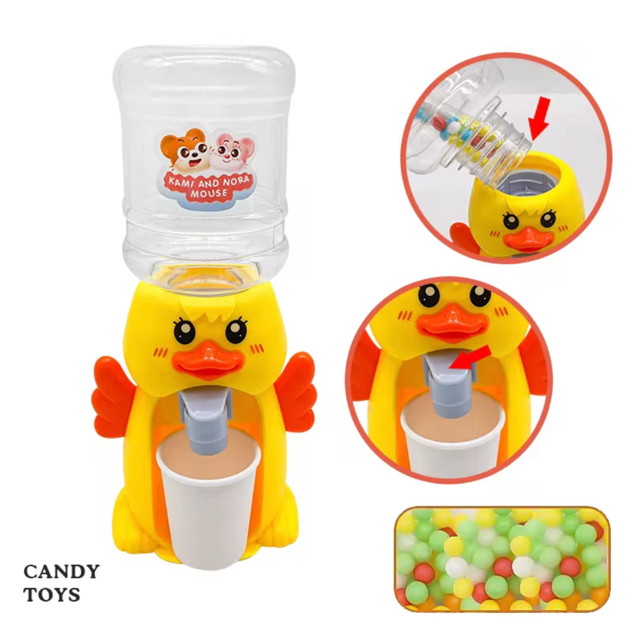 Cartoon Drink Water Dispenser Toy Kitchen Play House Toys Baby Drink Water Bottle Dispenser Toys