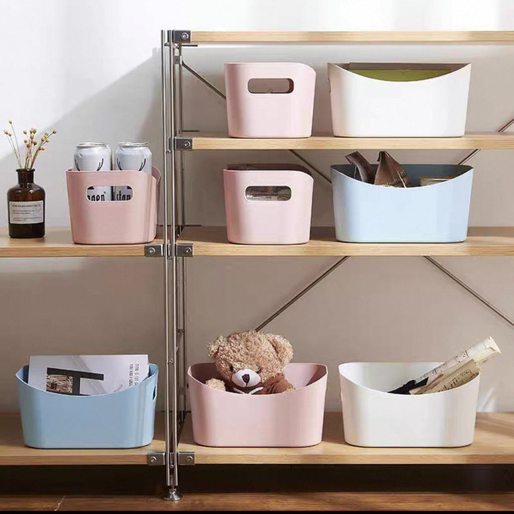 Plastic Storage Containers ( Size 20x10 cm ) Modern Multipurpose Organizers for Home & Kitchen